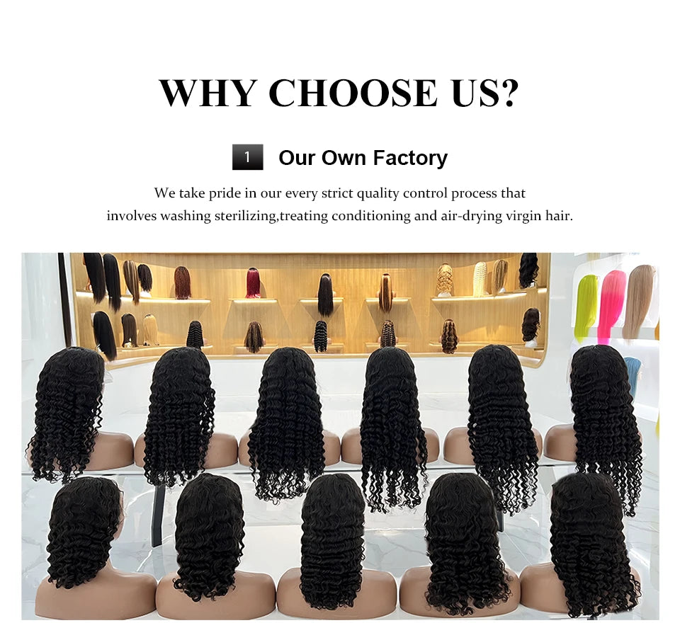 360 Full Invisi Strap Drawstring Sung HD Lace 30 Inch Human Hair Wigs 250% Density Water Kinky Curly Pre Plucked Glueless Black