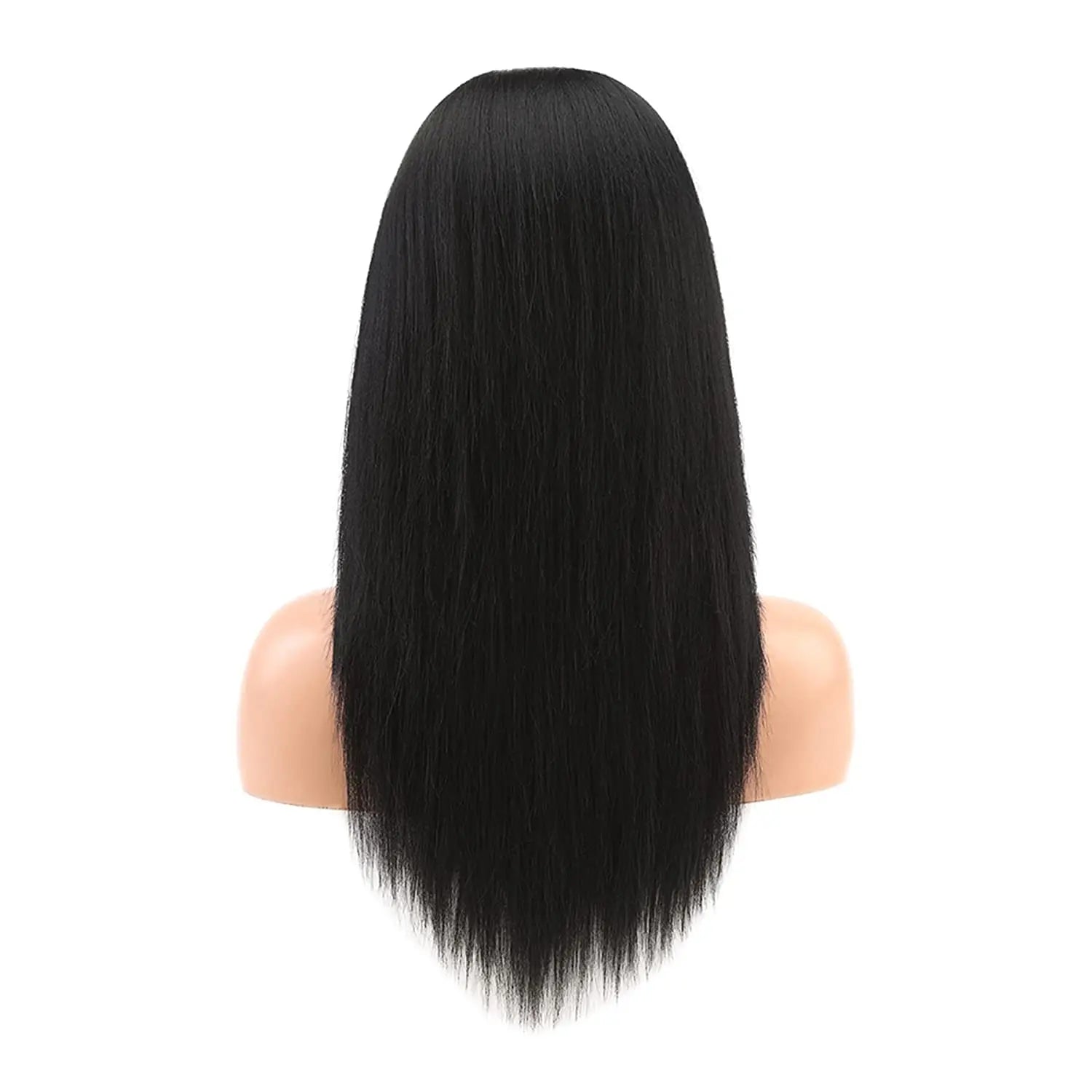 18-26 Inch Headband Wig for Women Black Straight Synthetic Glueless Heat Resistant Natutal Looking for Daily Party Use