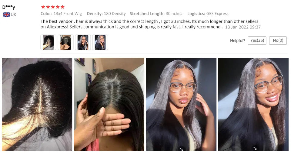 13x4 13x6 Full HD Lace Front Human Hair Wigs Straight 360 Transparent Lace Frontal Wigs Pre Plucked 5x5 Pre-Cut Lace Closure Wig