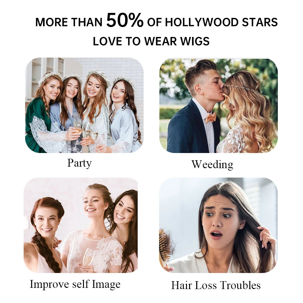 Brown Headband Synthetic Wig Long Curly Wavy Wig Natural Looking Daily Hair for Women Party Cosplay Use High Temperature Fiber