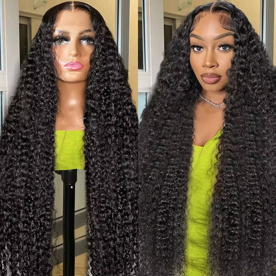 Deep Wave Lace Front Wigs Human Hair 5X5 Hd Lace Closure Wigs Human Hair Glueless Wigs Human Hair